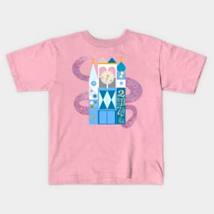 It’s a Small World Clock Kids T-Shirt